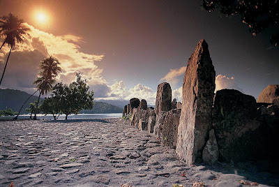 Throughout the island of Raiatea you will find a number of legend-filled temples, or "marae."