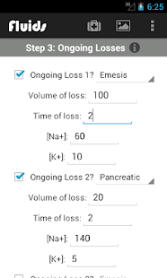Fluids: Electrolyte Management Screen 3