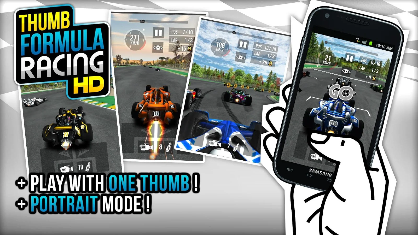   Thumb Formula Racing: captura de tela 