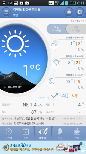 【免費天氣App】기상청 날씨, 오픈웨더(Weather) 위젯 미세먼지-APP點子