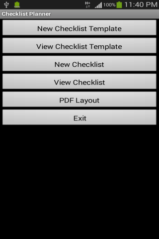 Checklist Planner