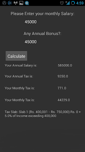 【免費財經App】Tax Calculator PAK 2014-15-APP點子