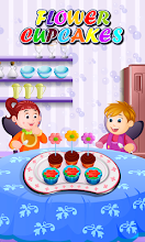 Flower Cupcakes Cooking APK