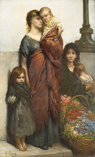 Flower Sellers of London - Gustave Doré — Google Arts & Culture