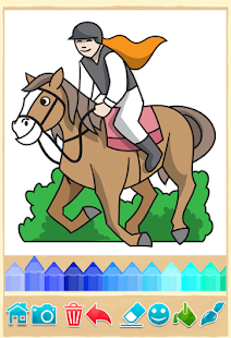 Pferden malen für Kinder Screen 3