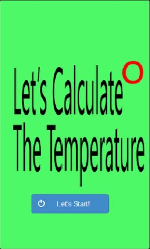 Temperature Calculate