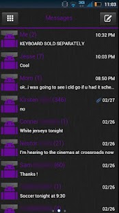 How to mod GO SMS Clean Purple Theme patch 1.1 apk for android