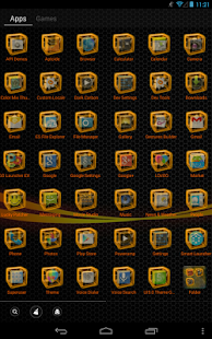 Download Orange Thund GO Launcher Theme APK