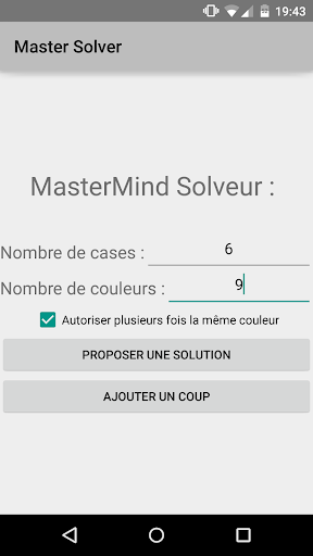 MasterMind Solver