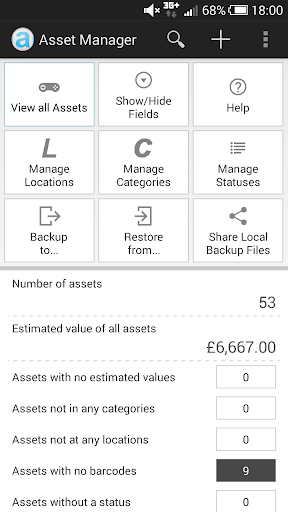Asset Manager Free