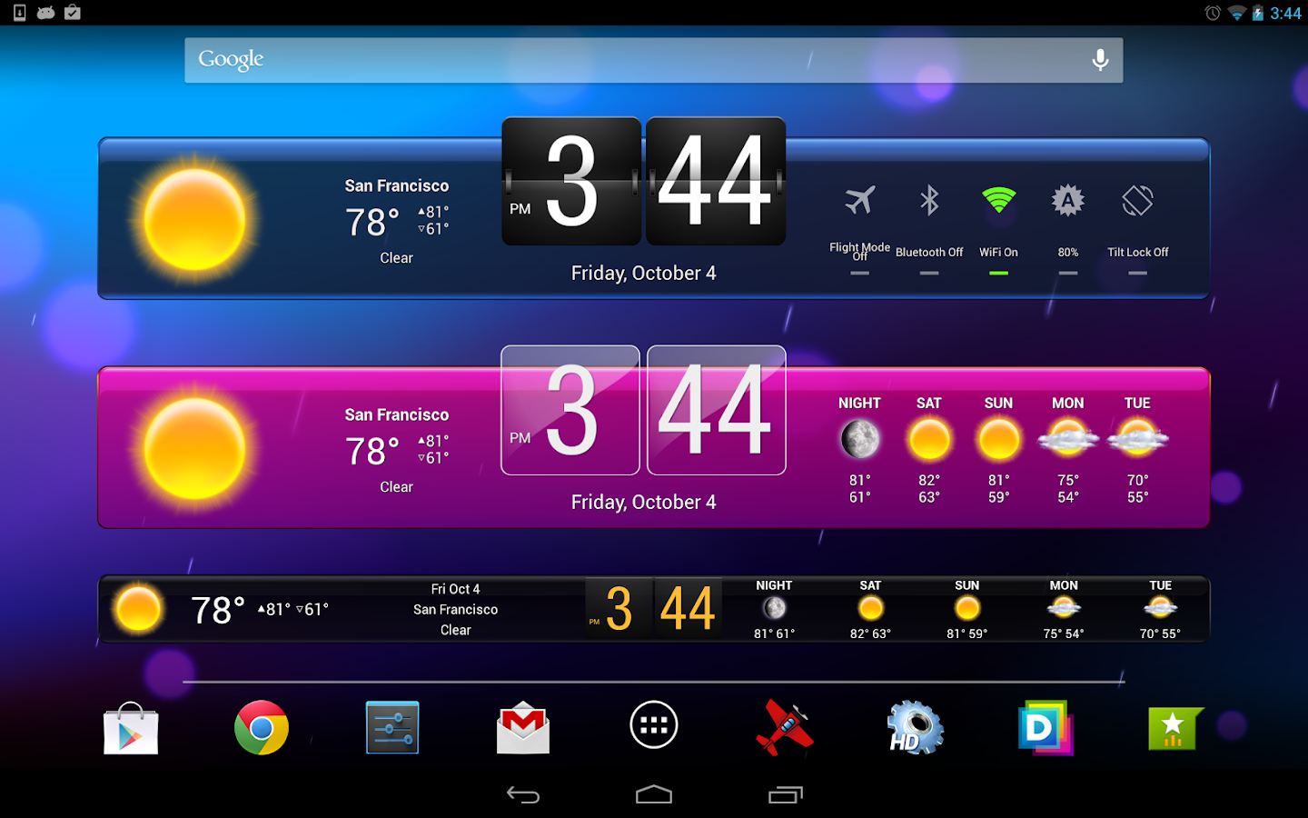 HD Widgets - screenshot