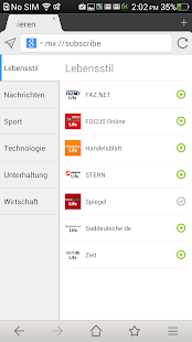 Maxthon Web Browser Screenshot