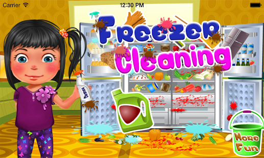 Free Freezer cleaning girls games APK for PC
