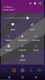 Free Download Purple CM12 Theme APK