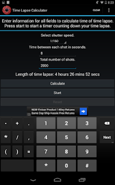 Time Lapse Calculatorのおすすめ画像3