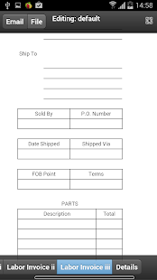 Labor Invoice Screenshots 4