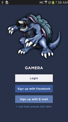 GAMERA - THE GAME SOCIAL