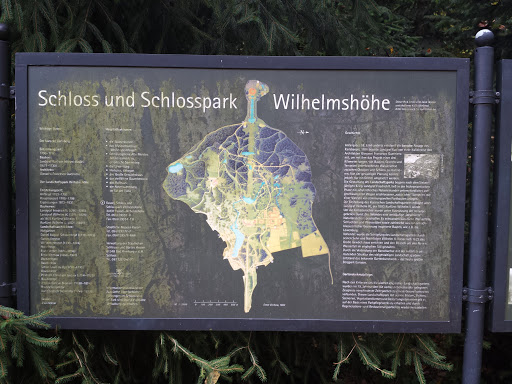 Infotafel Schloss und Schlosspark Wilhelmshöhe 