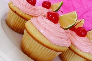 Cherry Limeade Cupcakes
