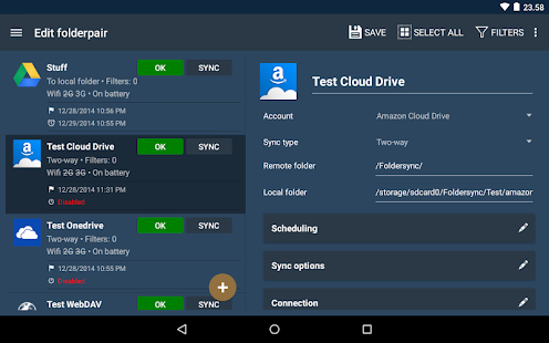 FolderSync Pro Screenshot