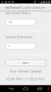 Free Wheel Speed Calculator APK for Android