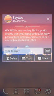 GO SMS PRO SUNRISE THEME(圖4)-速報App