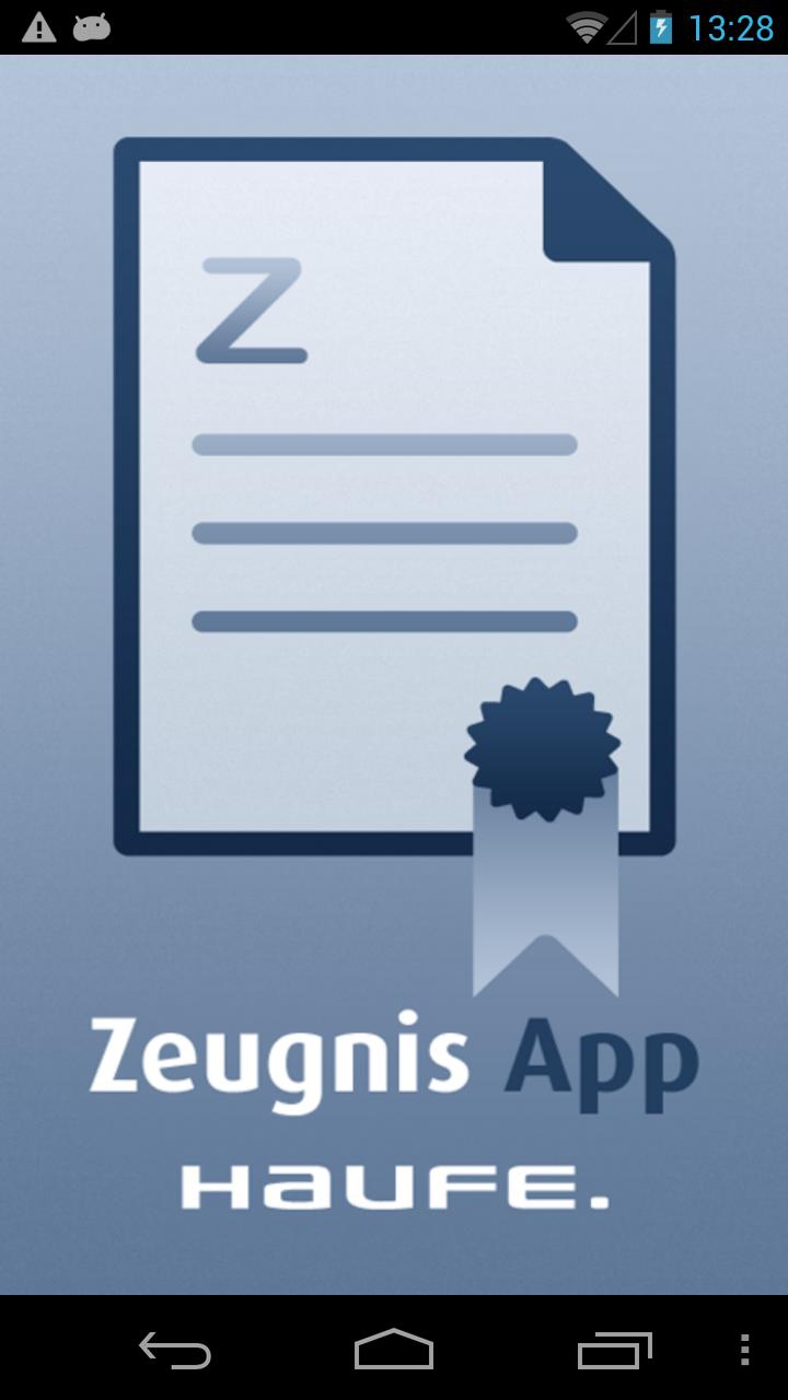 Zeugnis Screen 1