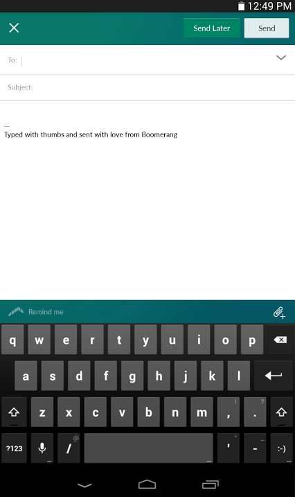    Email App for Gmail & Exchange- screenshot  