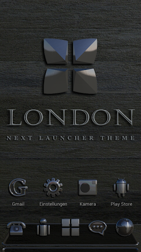 Next Launcher Theme London 3D