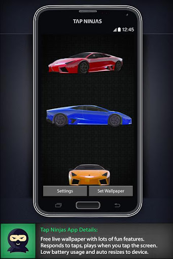 Sports Car 3D Spin LWP