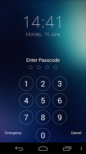 Keypad Lock Screen