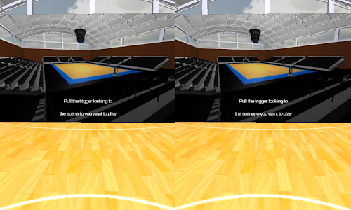 Android application Basketball VR Pro 4 Cardboard screenshort