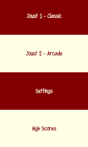 Maroon Ivory Rectangle Joust