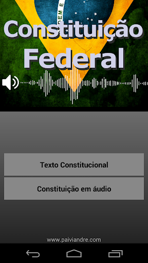 Constituição Federal em Áudio