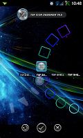 TSF Shell Theme Blue Light HD APK صورة لقطة الشاشة #8