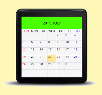 Free Download Calendar Wear APK for Android