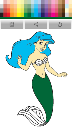 免費下載益智APP|Coloring Princess Mermaid app開箱文|APP開箱王