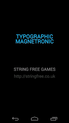 Magnetronic Typographic