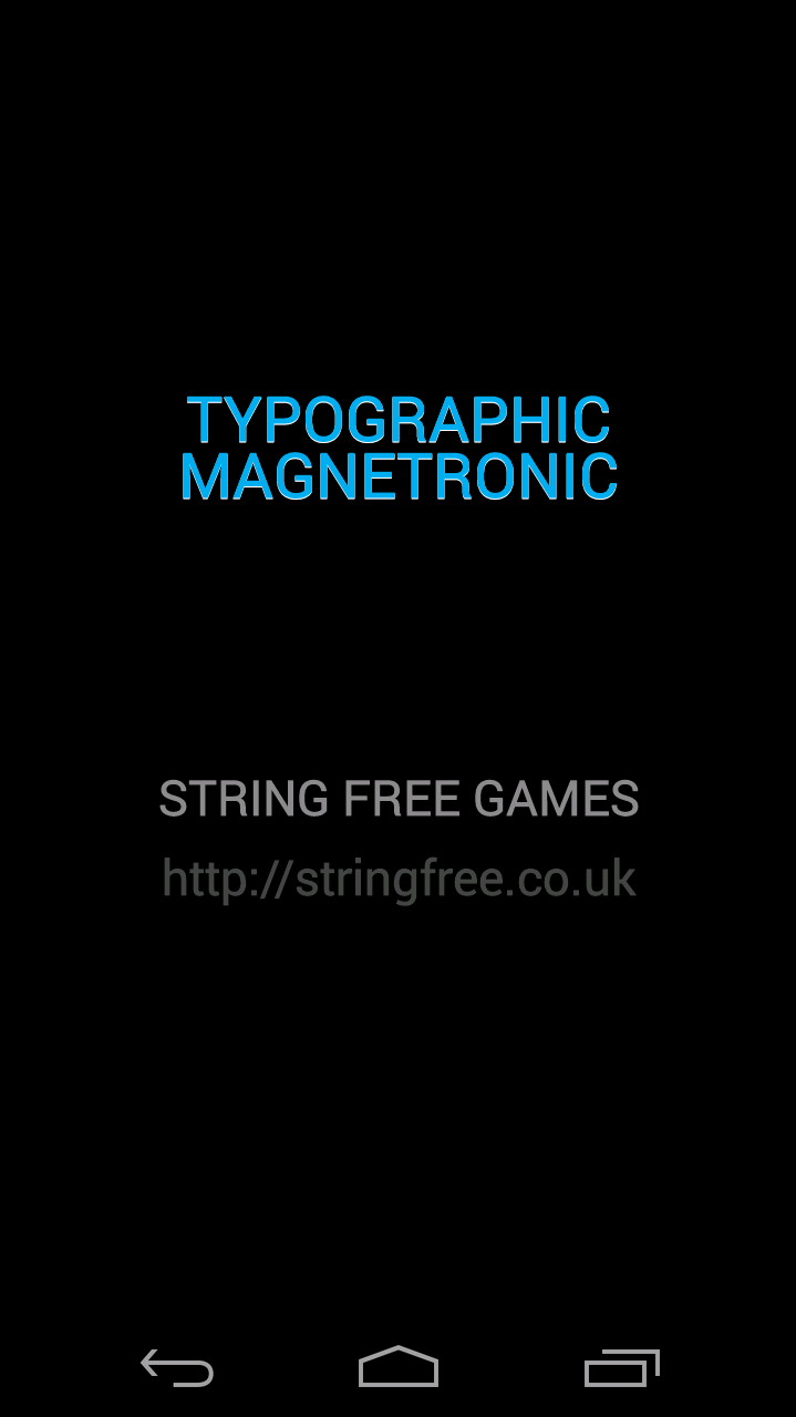 Magnetronic Typographic Screen 1