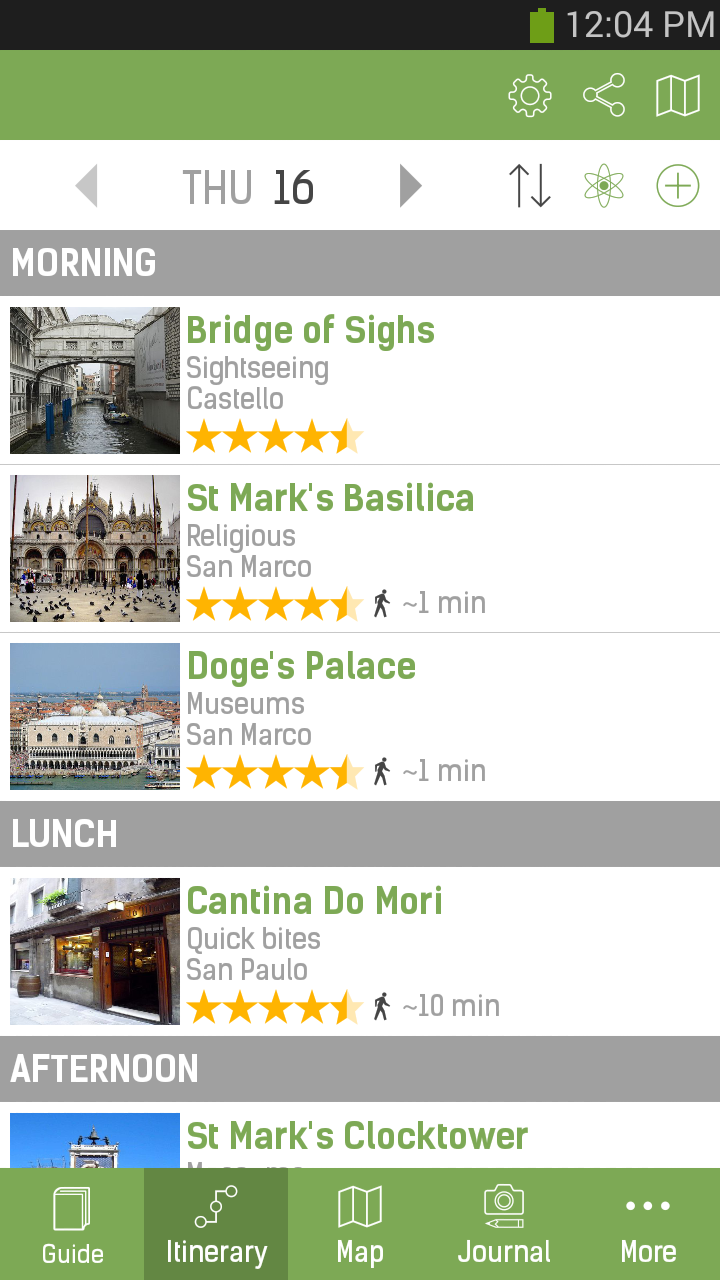 Venice Travel Guide – mTrip Screen 3