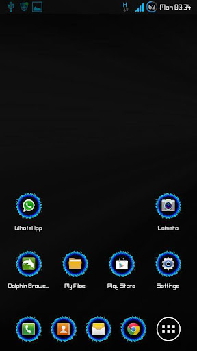 ICON PACK - Blue Fire Ring