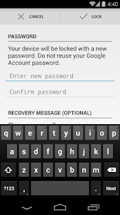   Android Device Manager- screenshot thumbnail   
