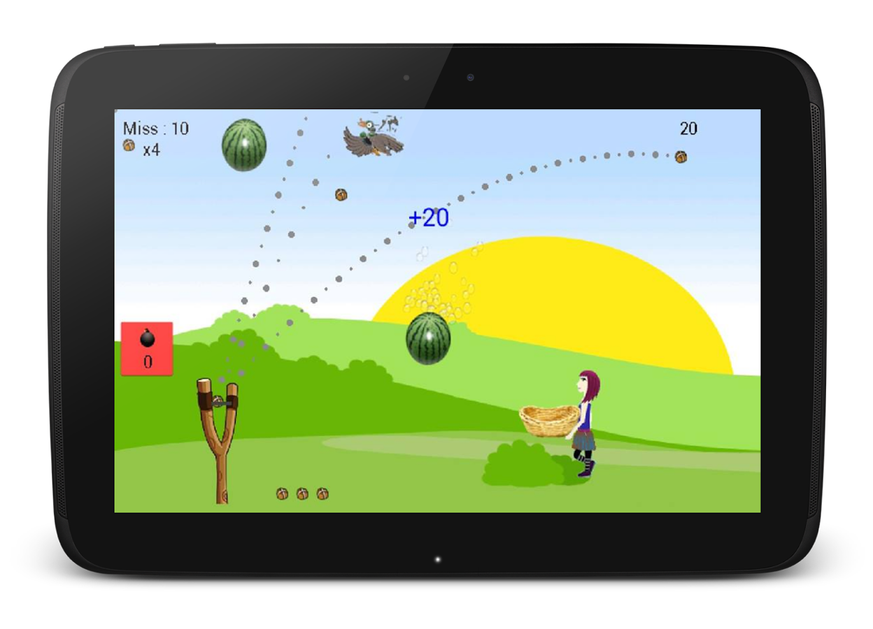   Shoot Girl's Fruits : Gulel – Capture d'écran 