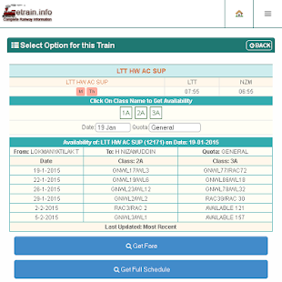 Indian Railways @etrain.info Screenshots 10