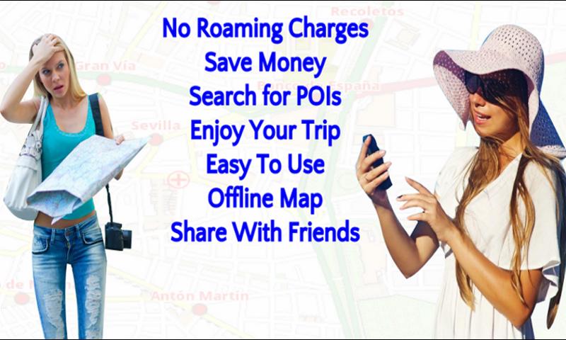 Android application Sydney Offline mappa Map screenshort