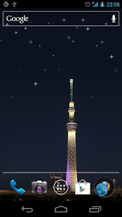 東京天空樹閃閃星光 Live Wallpaper(圖1)-速報App