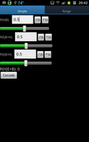 Captura de pantalla de Bayes Rule Calculations APK #1