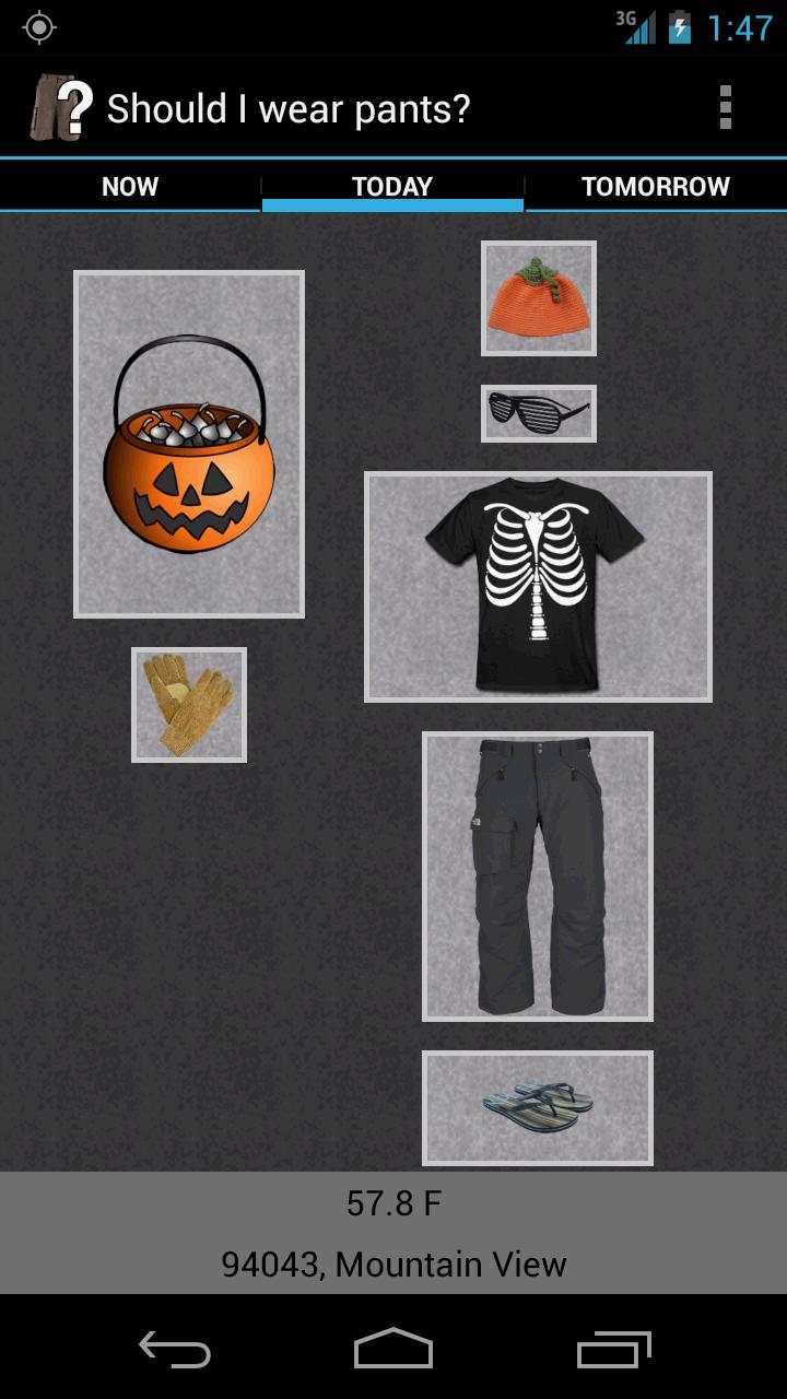Should I Wear Pants? Screen 3