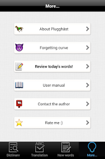 Plugghäst Swedish Dictionary Screenshots 8