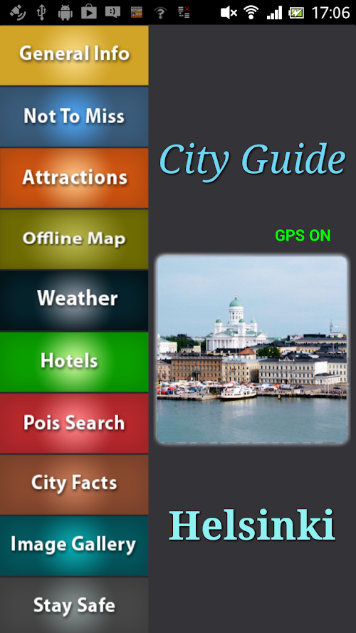 Android application Helsinki Offline Guide screenshort